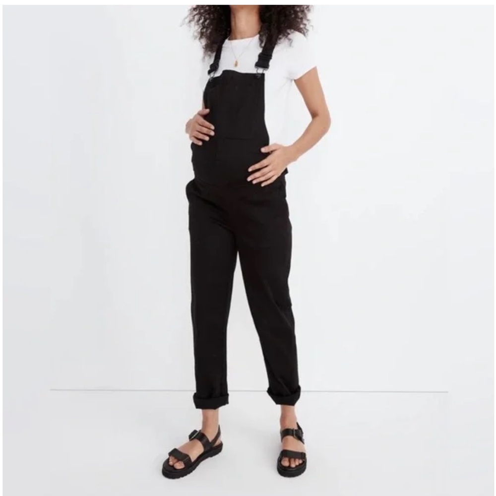 Madewell Maternity Straight Leg Overalls